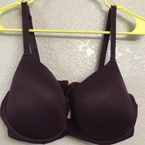 Burgundy Pink Bra